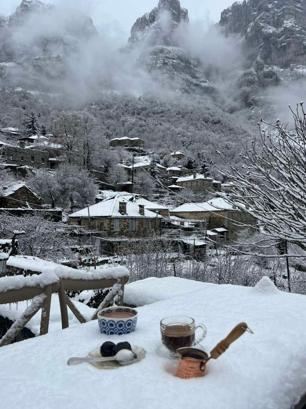 Ikojenia Traditional Lodge Papigko Esterno foto